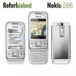 Atnaujintas originalus Nokia E66 mobilusis telefonas su 1 SIM kortele With WIFI No charger pilka spalva