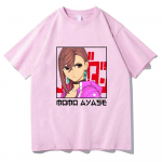 Dandadan Ayase Momo mar&scaron;kinėliai MOTERI&Scaron;KAI Fantasy Kawaii/Cute Prevalent mar&scaron;kinėliai 100% medvilnės mar&scaron;kinėliai Vasaros laisvalaikio trumpomis rankovėmis animacinis filmas L