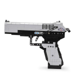 Pistoletas Kada MK23 LEGO suderinamas blokinis pistoletas, mi&scaron;ri spalva