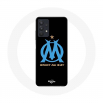 Coque pour Samsung Galaxy A32 5G Logo Olympique de Marseille Fond Noir