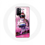 Coque pour Xiaomi Redmi Note 11s 5G Formule 1 Sergio P&eacute;rez Pilote de F1 Rose