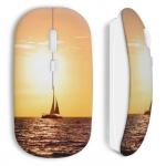 Souris Sans Fil Bateau coucher de soleil