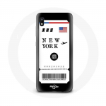 Coque pour Samsung Galaxy A10 Billet d'avion New York