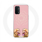 Coque pour Oppo A74 Dogue de Bordeaux sym&eacute;trique photo