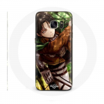 Coque pour Samsung Galaxy S7 Edge Attaque des Titans Levi Ackerman