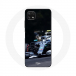 Coque pour Samsung Galaxy A22 5G Formule 1 Valtteri Bottas Pilote automobile F1 Noir