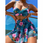 Moteri&scaron;kas bikinis Seksualus maudymosi kostiumėlis auk&scaron;tu juosmeniu Paplūdimio maudymosi kostiumėlis Moteri&scaron;kas vasaros maudymosi kostiumėlis L(NO.1) kaip parodyta spalva