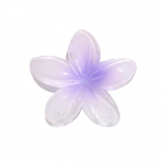 Nauja gradiento didelės gėlės akrilo plaukų segtukas moterims Saldus plaukų segtukai Plaukų nagai Krabų spaustukai Barrettes Havajų plaukų aksesuarai 1PCS