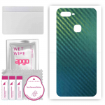 apgo apsauginis odos lipdukas nugarai, suderinamas su Oppo F9 (F9 Pro), Apvyniojama plėvelė, folija, vinilas &ndash; anglies chameleonas CAKA1