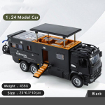 1/24 Benz NOMADISON lydinio RV modelio visureigio modelio garso ir &scaron;viesos atitraukiamo žaislinio automobilio berniuko kolekcijos dekoravimo dovana 1/24-Size:23*6.3*10cm