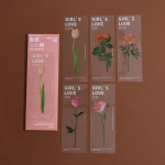 5 vnt./Pack Flower Series Žymės knygoms PET Clear Book Mark Page Marker Mielos ra&scaron;tinės reikmenys mokinių reikmenys