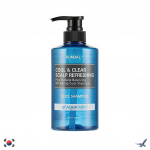 KUNDAL COOL & CLEAR GAIVOS GAIVOS &Scaron;AMPŪNAS AQUA MINT 500 ml