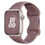Originalus sportinis dirželis Apple Watch Band Ultra 2 49mm 45mm 44mm 42mm 38mm spalvotų dalelių guminė juosta, skirta IWatch 9 8 7 6 5 SE For 42mm 44mm 45mm
