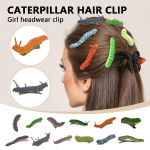 12vnt Horror Caterpillar Hairpin Prank Creative Prank Tool galvos papuo&scaron;alas One Size