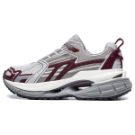 Li Ning Yixing 5 Universalūs Retro Tėčio Batai Smūgių Absorbcija Atsparūs Dėvėjimuisi Neslystantys Palaikantys Žemo Aulo Kasdieniai Batai Vyri&scaron;ki Sportbačiai Pilki Raudoni Balti AGCT351-4 43