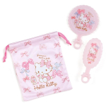 Sanrio &bdquo;Hello Kitty&ldquo; veidrodžių ir &scaron;epetėlių rinkinys 870111 white
