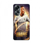 Coque Maniacase pour Oppo A58 4g Kylian Mbappe Real Madrid Wallpaper