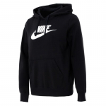 Nike Logotipas Spausdinti Bėgimo treniruočių džemperis American Vintage Moteri&scaron;ki gobtuvai juodi DQ5776-010 S