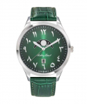 Mathey-Tissot Urban Moon Odinis Dirželis Žalias Arabi&scaron;kas Ciferblatas Kvarcinis H411ALPEV Vyri&scaron;kas Laikrodis žalia