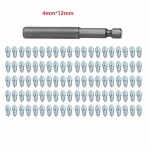 100 vnt. 9mm/12mm Neslystantys Volframo plieno vinys Ratų vinys Patvarūs Padangų varžtai varžtai Padangoms Auk&scaron;čiausios kokybės Automobilis Keturratis Žiema Avarinis
