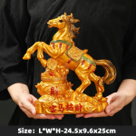 Feng shui Zhaocai arklys Svetainės apdaila Dvylika Zodiako turto pritraukia televizoriaus spintelę Papuo&scaron;alai parduotuvės atidarymo amatai Dovanos raudona