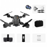Naujas Q6 Rc Drone HD WIFI dvigubos kameros mini keturkopterio oro fotografijos malūnsparnio kliūčių i&scaron;vengimo sulankstomas žaislas 1 battery