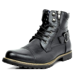 Vyri&scaron;ki batai, metaliniai, dvigubi užtrauktukai, motociklai, vyri&scaron;ki, odiniai, Didžiosios Britanijos, kulk&scaron;nies batai Botas Tacticas Hombre Militar Zapatos Para Hombres 46
