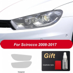 Volkswagen Scirocco 2008-2017 HD Automobilio priekinių žibintų apsauginė plėvelė Atspalvis Skaidri Juoda TPU Lipdukai Automobilio priekinių žibintų dekoravimo plėvelė
