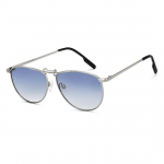 Vincent Chase By Lenskart | Sidabrinės mėlynos pilno rėmo pilotinės | Ekonominės klasės | Firminiai naujausi ir stilingi akiniai nuo saulės | 100% apsauga nuo UV