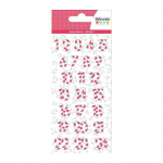 Autocollants Puffies 3D Calendrier de l'Avent Sucre d'orge