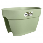 ELHO Pot de fleurs/Balconni&egrave;re Vibia Campana Flower Bridge - Balcon ext&eacute;rieur - L 26 x W 39 x H 22 cm - Vert Pistache