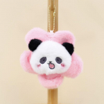 Kūrybingas animacinis gėlės augintinis pliu&scaron;inis katės ėriuko lėlė raktų pakabukas mielas gėlės panda triu&scaron;io gyvūno raktų pakabukas moteri&scaron;kas krep&scaron;io pakabukas dovana 12cm žalia