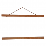 Modernus magnetinis pjuvenų nuotraukų rėmelis DIY plakato ritinys spaudiniai meno kūrinio pakaba tikmedžio mediena 50cm 217