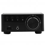HIFI &bdquo;Bluetooth 5.0&ldquo; skaitmeninio garso stiprintuvo plok&scaron;tė, atminties kortelės grotuvas, 50 W x 2 stereo, skirtas stiprintuvui juoda