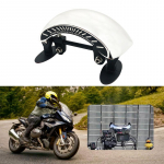 BMW R1250R R1250RS R1250RT plataus kampo galinio vaizdo veidrodėliui R 1250 R/RS/RT motociklo priekiniam stiklui 180 laipsnių akloji zona Chrome