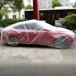 Automobilio drabužiai Vienkartiniai automobilio drabužiai PE plėvelės medžiaga Automobilio uždangalas Skaidrus Sustorintas Apsauga nuo dulkių Apsauga nuo lietaus Apsauga nuo dulkių About 3.5x5.5m skaidri