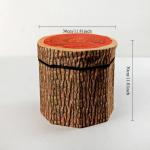30x30cm Vaisių laikymo taburetė pufas, Miela sulankstoma laikymo žaislų dėžė su putų pagalvėle, Sulankstoma laikymo sėdynė skrynia (Kelmas) 30x30cm ruda