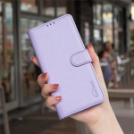 Apsauginis RFID dėklas nuo vagystės Xiaomi POCO F7 5G Coque piniginė atverčiamas odinis apsauginis dangtelis POCO F7 raudona