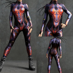 3D Skaitmeninė Spauda Sceniniai Kostiumai Suaugusiems Helovino Renginiai Karnavalo Teminis Vakarėlis Cosplay Apranga Vaidinimo Žaidimas Kombinezonas Adults S