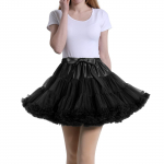 Moteri&scaron;ki apatiniai apatiniai sijonai Swing Princess Sijonas Hippy Cosplay Mielas Naujas One Size juoda