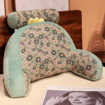 Trijų sluoksnių marlės juosmens atrama pagalvė kėdėi, sofai ir lovai 70*50cm (Bed Backrest)