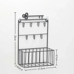 Virtuvės laikymo krep&scaron;ys Metalinis raktų kabliukas Geležinis dekoratyvinis pakabinamas ant sienos kabliukas Namų dekoravimo lentynos Priedai Reikmenys Dekoravimas