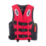 Suaugusiųjų gelbėjimosi liemenė 100N plūdrumas Irklavimo gelbėjimosi liemenė Reguliuojama plūduriavimo priemonė su at&scaron;vaitine juosta kanojai, valčiai, banglenčių sportui, vandens sportui XXXL