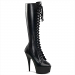 15cm Priekyje rai&scaron;teliais auk&scaron;takulniai Pole &scaron;okio batai, Stiletto batai, Mados tendencija auk&scaron;ti batai YKC 43 juoda