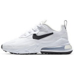 Nike Air Max 270 React Balti Moteri&scaron;ki Kedai Juodi Metaliniai-Sidabriniai CI3899-101 36.5