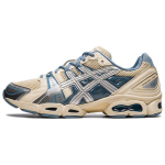 WIND AND SEA x ASICS Gel Nimbus 9 Kremas Mėlynas Unisex Bėgimo bateliai Grynas Sidabras 1201A801-101 43.5