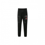 Adidas Neo Elastiniai Auk&scaron;tu Juosmeniu Logotipas Siuvinėti Atlenkiami Bėgiojimo Kelnės Vyrams Apatinė Dalis Juoda AY9693 M