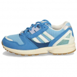 Adidas ZX 8000 Pusiau Mėlynos Moteri&scaron;ki Sportbačiai Off-White Ry&scaron;kiai Mėlynos IE2964 41⅓