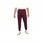Nike Therma-Fit Logotipo Spaudos Megztos Sportinės Kelnės Su Manžetėmis Vyri&scaron;kos Sportinės Kelnės Tamsiai Rudos FB6892-681 L