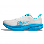 HOKA Mach 6 Balti Dangaus Mėlyni Vyri&scaron;ki Sportbačiai 1147790-WKY 41